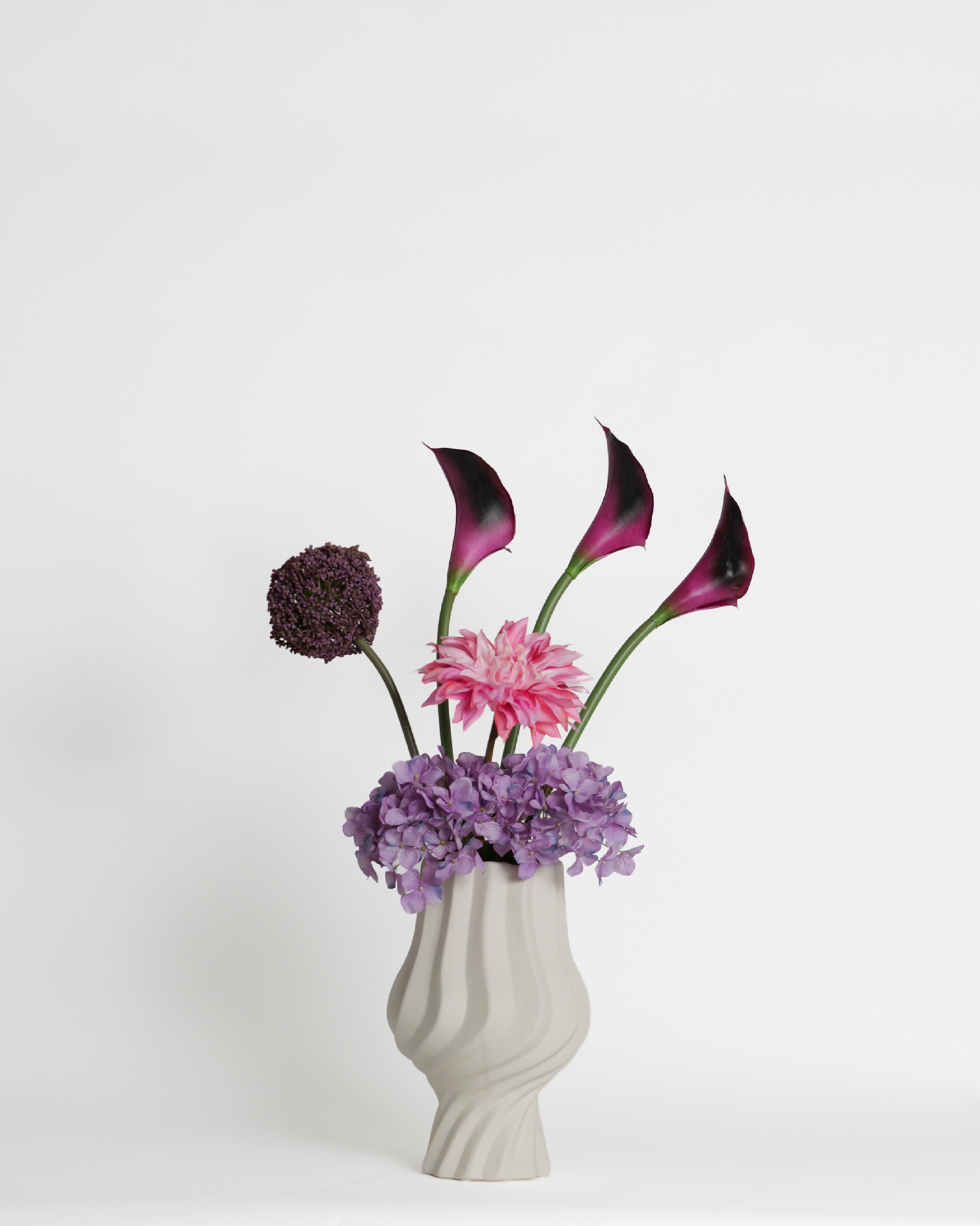 Kunstboeket Plum Elegance